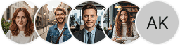 Multiple investor profile avatars on Toros Kazanec trading review block
